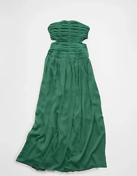 AE Strapless Cut-Out Maxi Dress