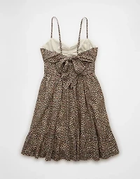 Minirobe à motif léopard de style corset Catie AE
