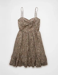 Minirobe à motif léopard de style corset Catie AE