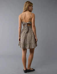 Minirobe à motif léopard de style corset Catie AE