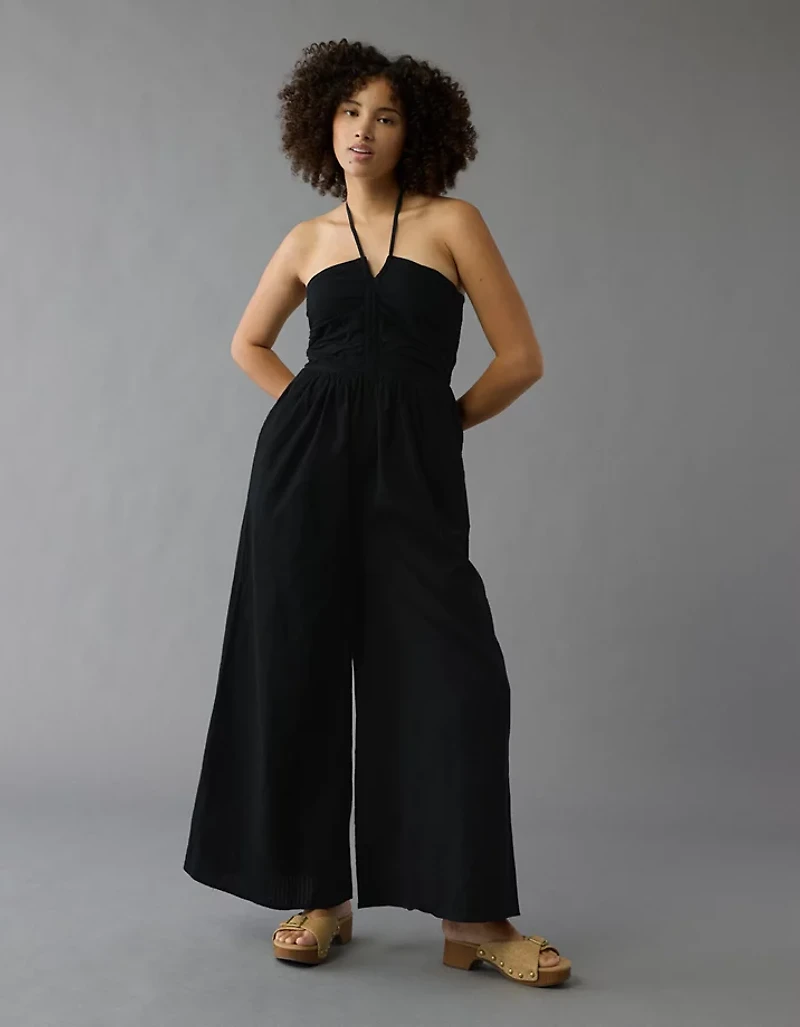 AE Cut-Out Halter Jumpsuit