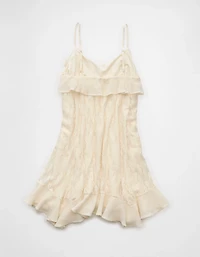 Minirobe à volants ourlet en pointes dentelle AE
