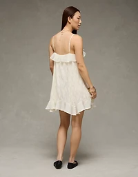Minirobe à volants ourlet en pointes dentelle AE