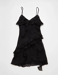 Robe asymétrique à volants AE