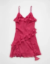 AE Asymmetrical Ruffle Mini Dress