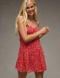 AE Sweetheart Button-Up Mini Dress