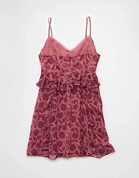 Minirobe à volants et dentelle AE