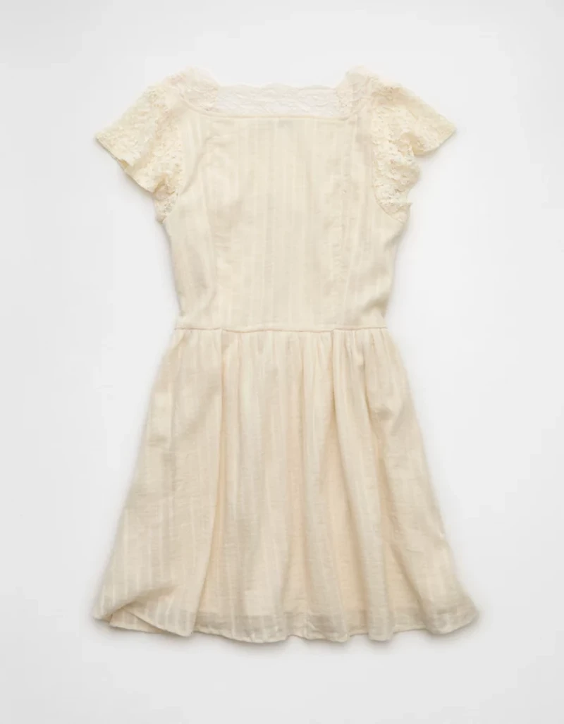 AE Short Sleeve V-Neck Mini Dress