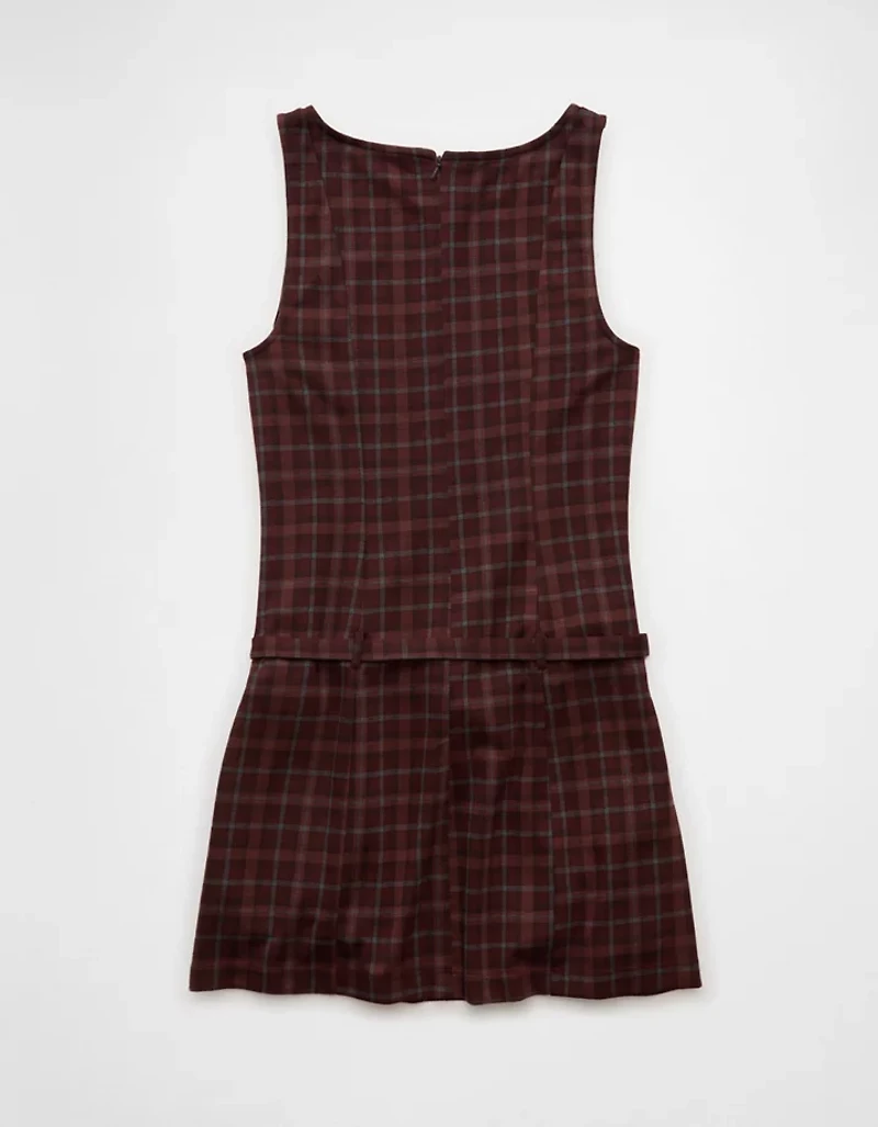 AE High Neck Belted Mini Dress