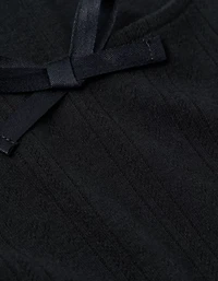 AE Pointelle Puff Sleeve Mini Dress