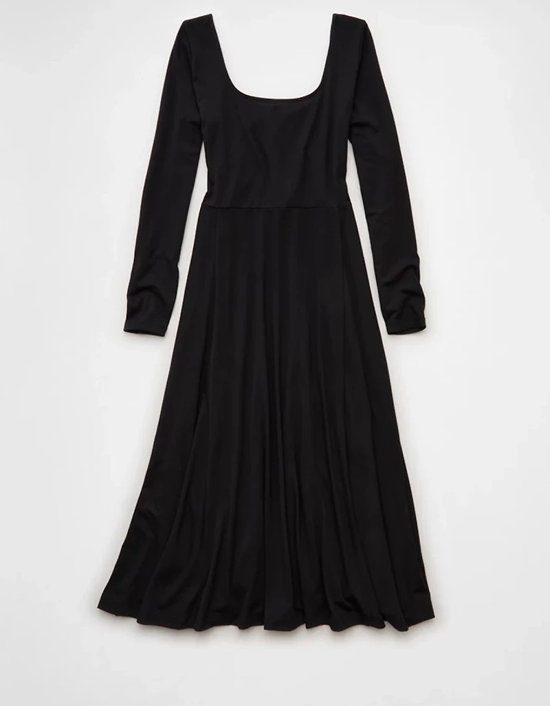AE Square Neck Midi Dress