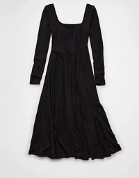 AE Square Neck Midi Dress