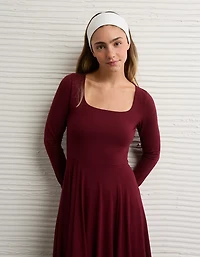 AE Square Neck Midi Dress