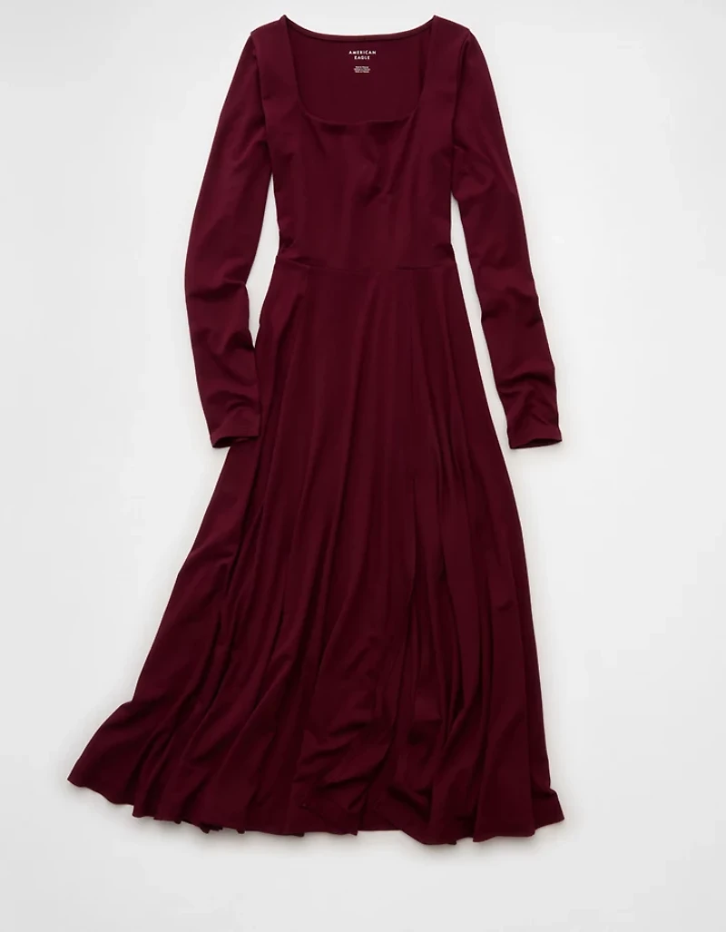 AE Square Neck Midi Dress