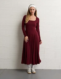 AE Square Neck Midi Dress