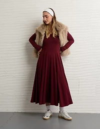 AE Square Neck Midi Dress