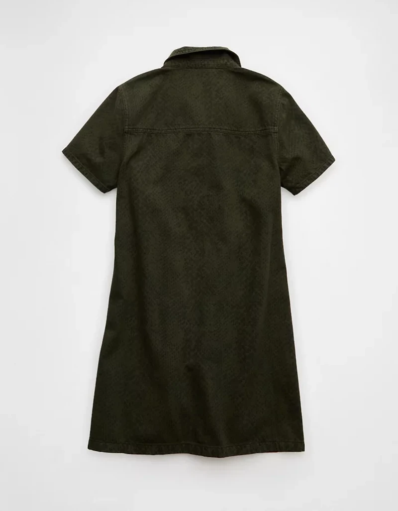 Minirobe chemise en denim AE