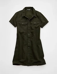 Minirobe chemise en denim AE