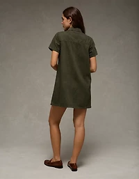 Minirobe chemise en denim AE