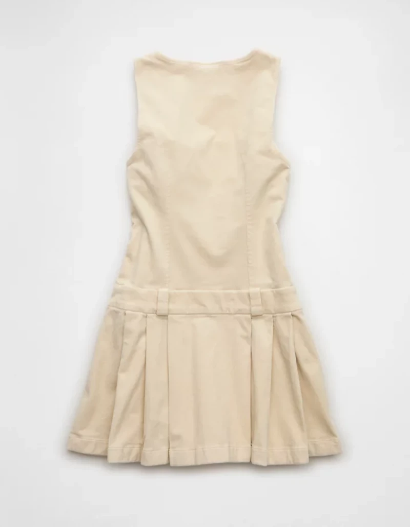 AE Pleated Corduroy Mini Dress