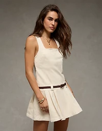 AE Pleated Corduroy Mini Dress