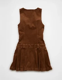 AE Pleated Corduroy Mini Dress