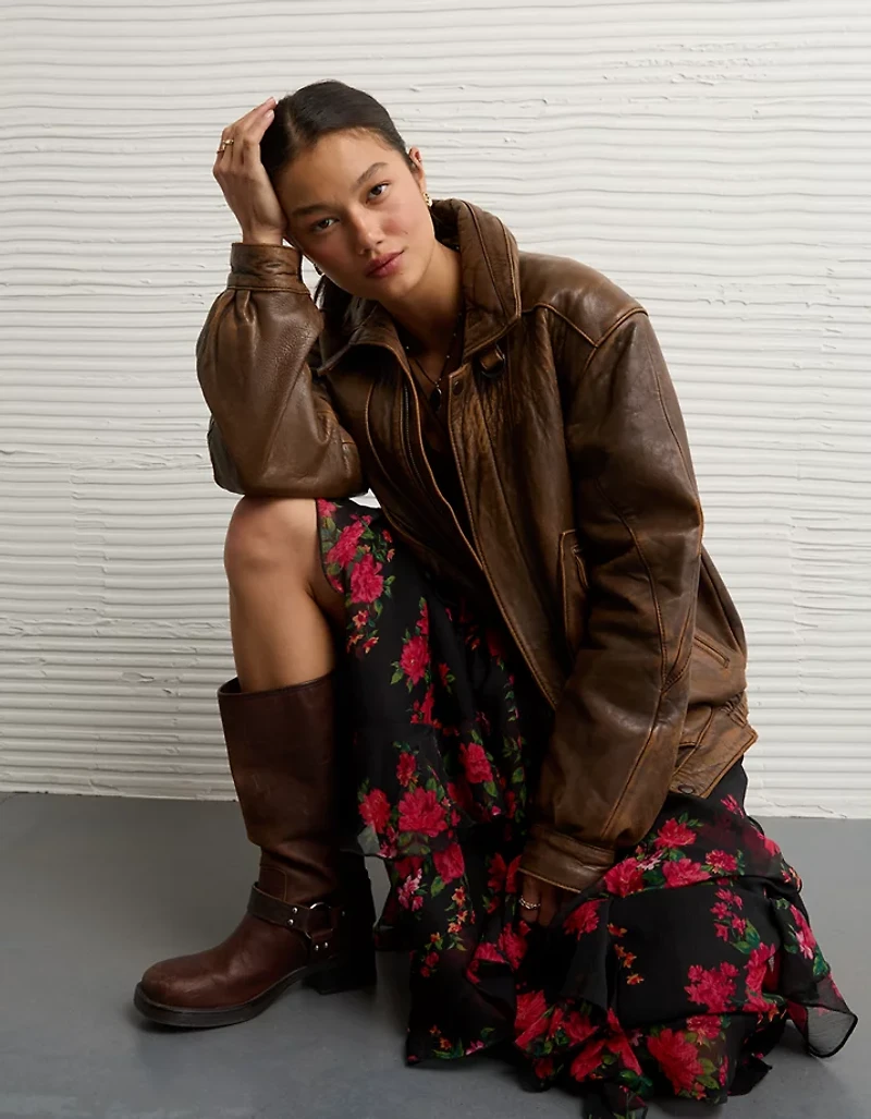 AE Tiered Ruffle Maxi Dress