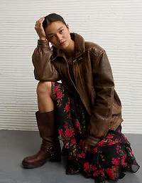 AE Tiered Ruffle Maxi Dress