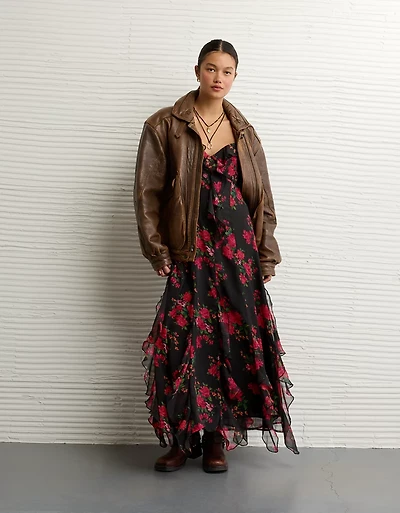 AE Tiered Ruffle Maxi Dress