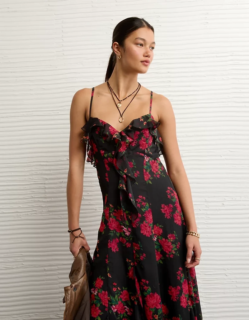 AE Tiered Ruffle Maxi Dress