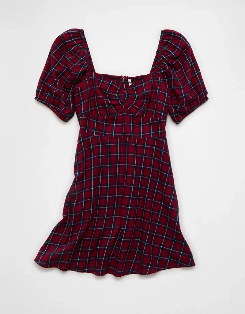 AE Catie Corset Puff Sleeve Mini Dress