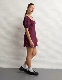 AE Catie Corset Puff Sleeve Mini Dress