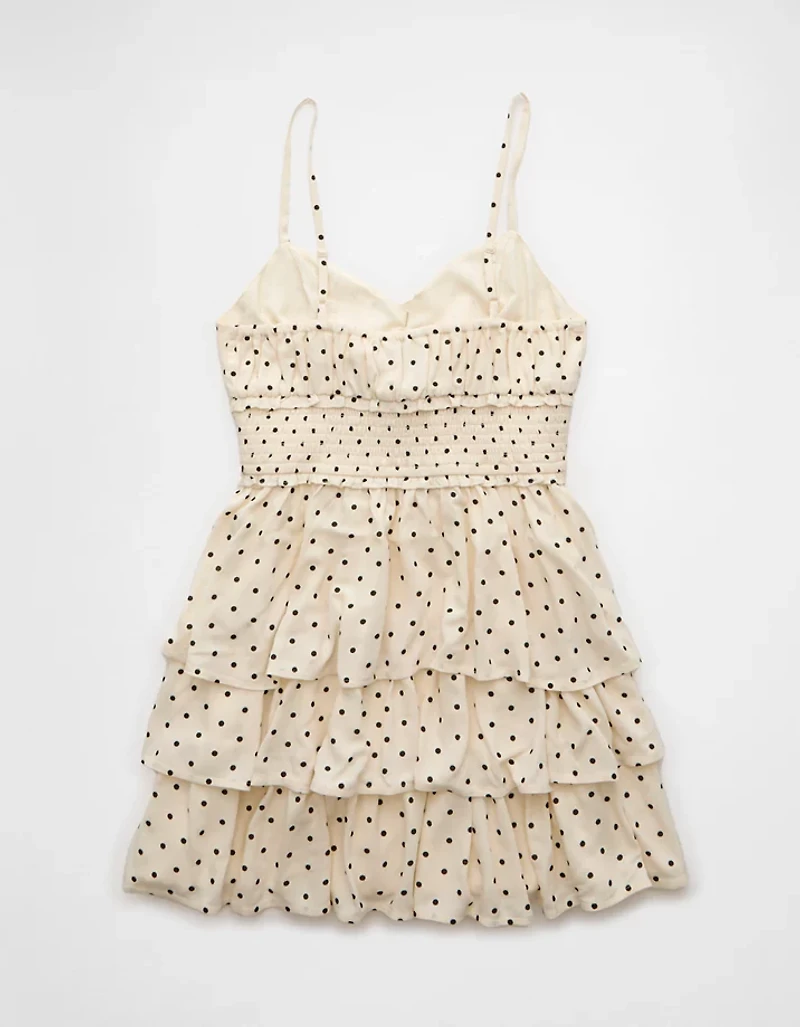 AE Tiered Polka Dot Mini Dress