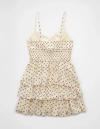 AE Tiered Polka Dot Mini Dress