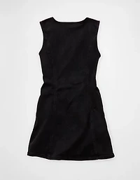 AE Square Neck Denim Mini Dress