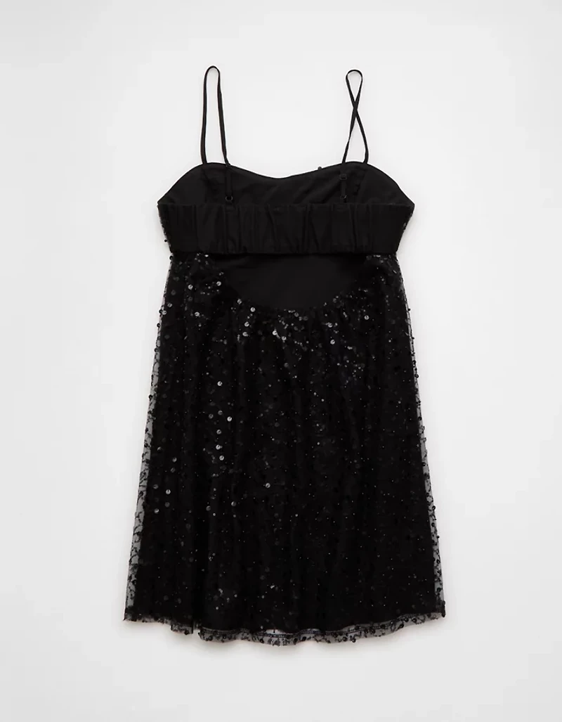 AE Satin Sweetheart Mini Slip Dress