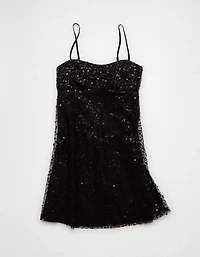 AE Satin Sweetheart Mini Slip Dress