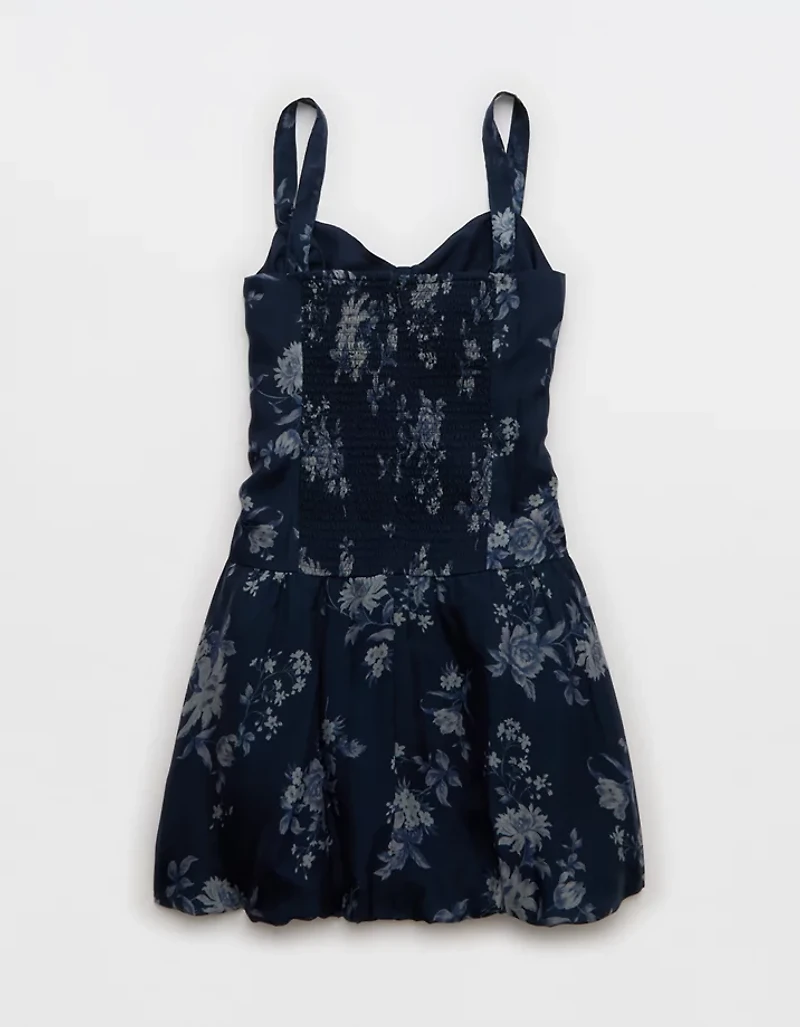 AE Corset Drop Waist Bubble Mini Dress
