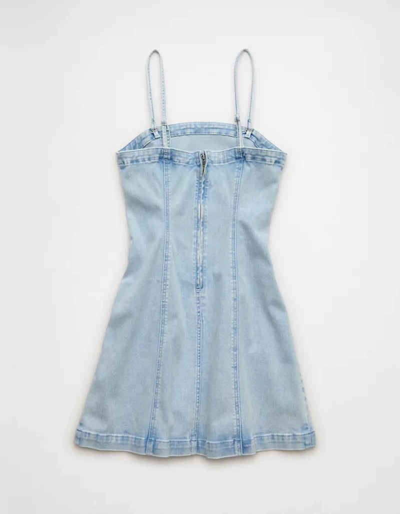 AE Strapless Denim Mini Dress