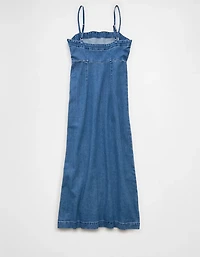 AE Strappy Tank Denim Midi Dress