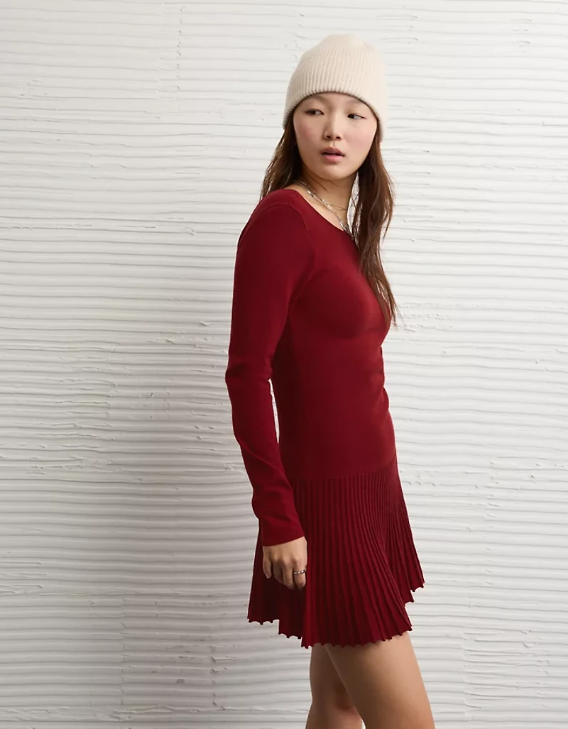 AE Drop Waist Sweater Mini Dress