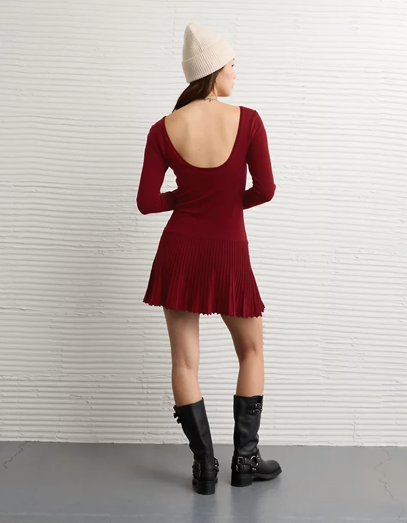 AE Drop Waist Sweater Mini Dress