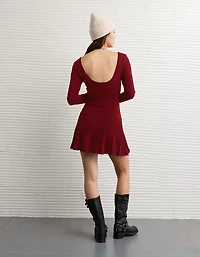 AE Drop Waist Sweater Mini Dress