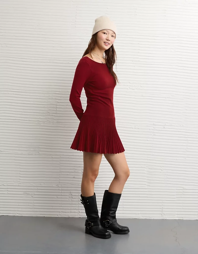 AE Drop Waist Sweater Mini Dress