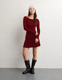 AE Drop Waist Sweater Mini Dress