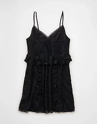 AE Ruffle Lace Mini Dress