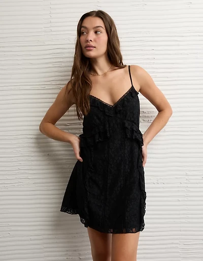 AE Ruffle Lace Mini Dress