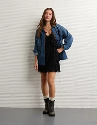 AE Ruffle Lace Mini Dress