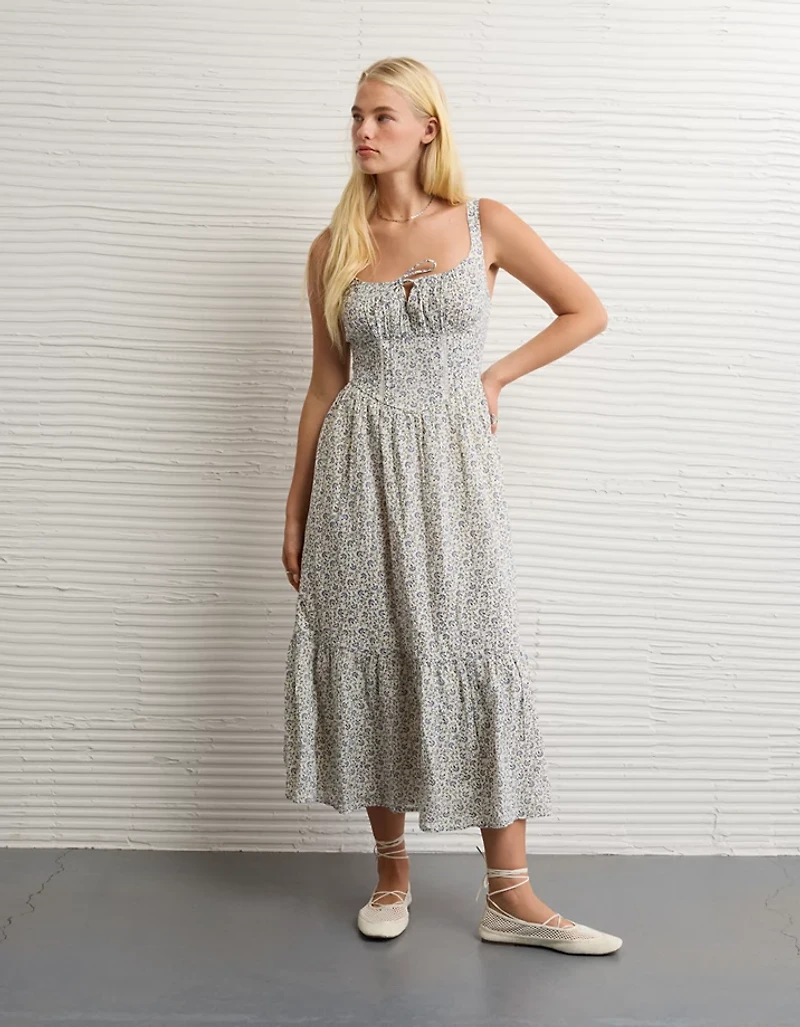 Robe mi-longue de style corset Catie AE