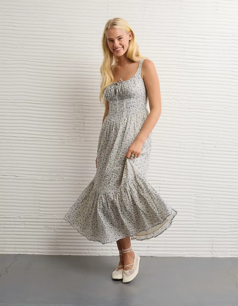 Robe mi-longue de style corset Catie AE